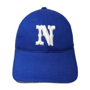 N Slideback Hat Blue One Size Adjustable Embroidered 6 Panel Sportsman